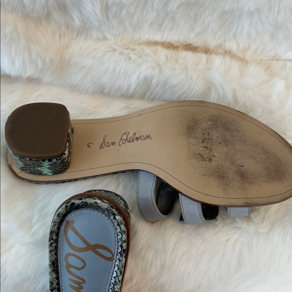 Same Elelman Snake Embossed Slides - image 5